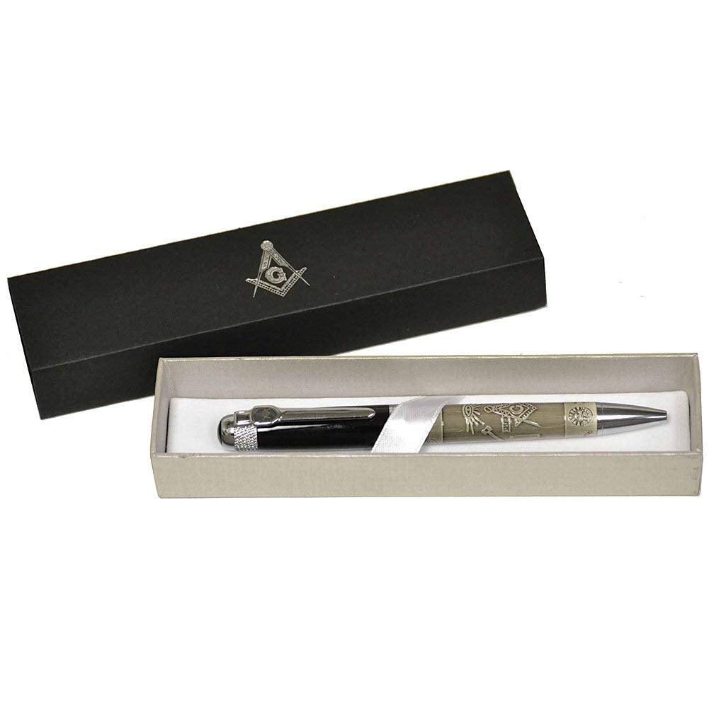 Blue Lodge Masonic Ballpoint Pen Set - Alta Calidad, Spain
