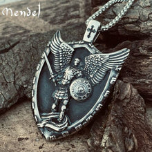 Afbeelding in Gallery-weergave laden, Premium Quality Stylish Christian Shield Cross Pendant for Men-Masonic Pendants-Blue Lodge Necklaces & Pendants-Masonic Pendants-Freemason necklace | Regalia Lodge