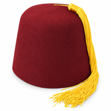Carica l'immagine nel visualizzatore di Gallery, Traditional Red Ottoman Fez Hat