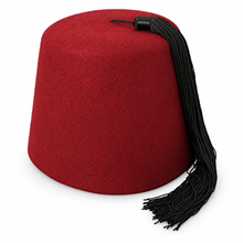 Carica l'immagine nel visualizzatore di Gallery, Red Turkish Ottoman Embroidered Fez Hat