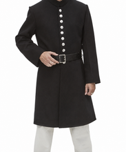 Load image into Gallery viewer, British Black Long Service Coat with Bright Buttons