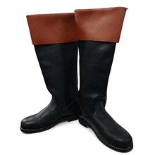 Load image into Gallery viewer, Revolutionary War Tall Leather Napoleonic Boots