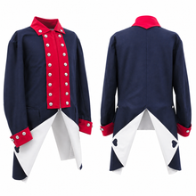 画像をギャラリービューアに読み込む, Navy Red and White Regimental Napoleonic Coat