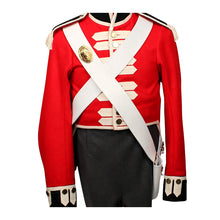 Load image into Gallery viewer, Red Infantry Shell Jacket with White Braiding