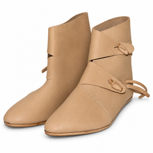 Load image into Gallery viewer, Jorvik Medieval Leather Ankle Boots