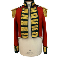 Load image into Gallery viewer, Red Napoleonic Officer Coatee with Gold Braid