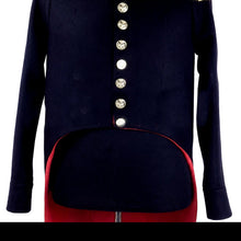 Load image into Gallery viewer, Navy Napoleonic Tailcoat with Red Piping