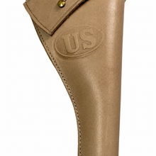 Load image into Gallery viewer, Natural US Embossed Leather Pistol Holster