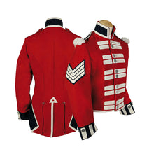 Load image into Gallery viewer, Red Sergeant Coatee with White Braiding