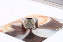 Load image into Gallery viewer, Cast Masonic Religious Ring Stainless Steel | Regalia Lodge