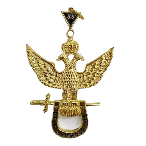 Scottish Rite 33rd Degree Masonic Jewel - Wings Up -Premium Quality Masonic Regalia | Regalia Lodge