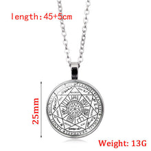 Load image into Gallery viewer, Glass necklace pendant | Regalia Lodge