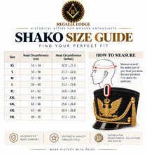 Load image into Gallery viewer, Plain Black Napoleonic Shako without Accessories