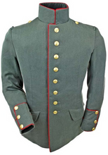 Carica l'immagine nel visualizzatore di Gallery, Prussian Field Grey Officer Tunic with Red Piping