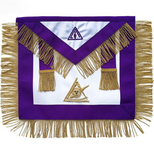 Masonic Council Past Illustrious Master Apron Hand Embroidered | Regalia Lodge