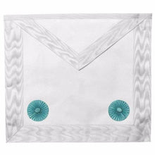 画像をギャラリービューアに読み込む, Masonic Blue lodge Fellow Craft Apron with Rosettes | Regalia Lodge