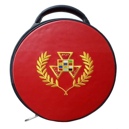 Masonic Past High Priest PHP Wreath Hat/Cap Case Red | Regalia Lodge