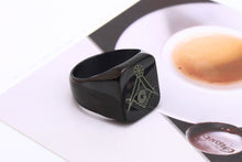 Load image into Gallery viewer, Cast Masonic Religious Ring Stainless Steel | Regalia Lodge