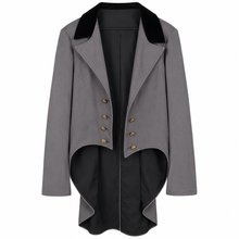 Carica l'immagine nel visualizzatore di Gallery, Light Grey Civil War Officer Tail Shell Jacket