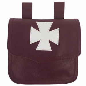 Knights Templar Alms Bag Brown | Regalia Lodge