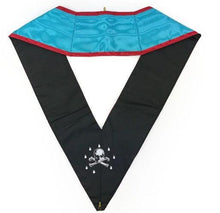 Carica l&#39;immagine nel visualizzatore di Gallery, High Quality Masonic Memphis Misraim Officer&#39;s collar Machine Embroided | Regalia Lodge