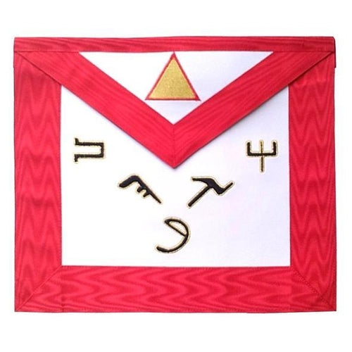 Masonic Scottish Rite leather Masonic apron - AASR - 6th degree | Regalia Lodge