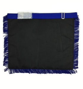 Masonic Past Master Apron Blue With Fringe | Regalia Lodge