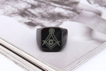 Load image into Gallery viewer, Cast Masonic Religious Ring Stainless Steel | Regalia Lodge