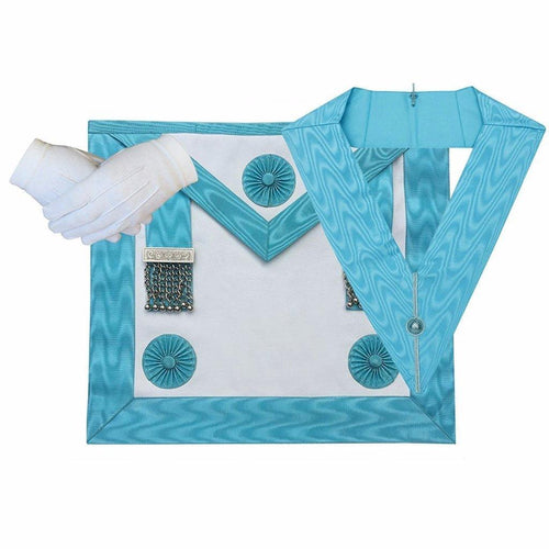 Masonic Regalia Craft Master masons MM Apron, Officer Collar and Glove | Regalia Lodge