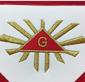 Masonic Blue Lodge worshipful Master Mason Apron and sash set | Regalia Lodge