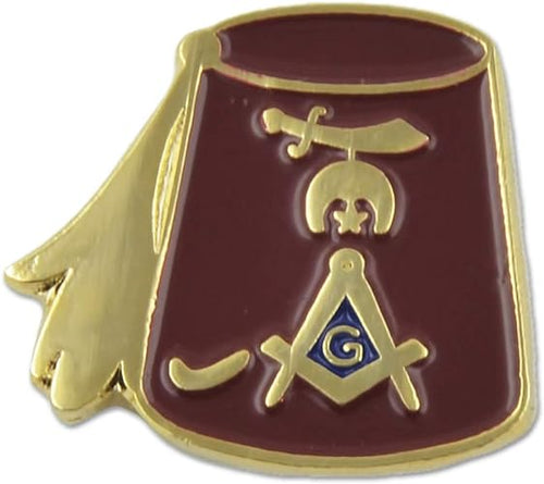 Shriner Fez Masonic Lapel Pin | Regalia Lodge