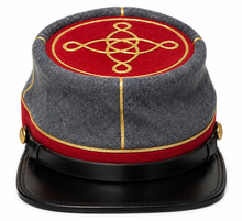 Carica l'immagine nel visualizzatore di Gallery, Civil War Kepi Hat | Historical Military Cap | Reproduction Civil War Uniform Hat