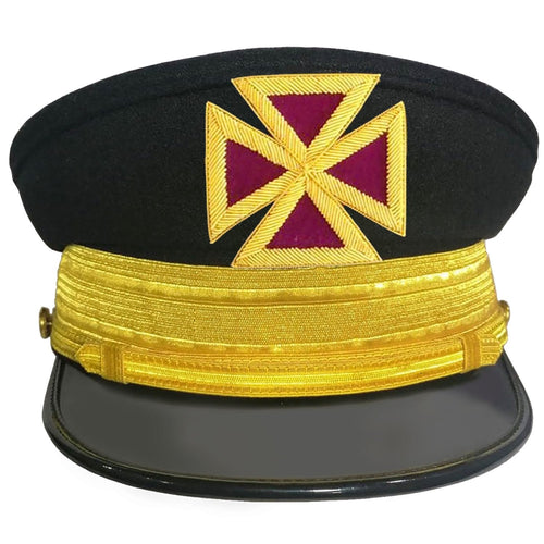 PAST GRAND COMMANDER KNIGHTS TEMPLAR FATIGUE CAP - HAND EMBROIDERY | Regalia Lodge
