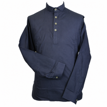 Carica l'immagine nel visualizzatore di Gallery, Navy Blue Historical Pullover Shirt
