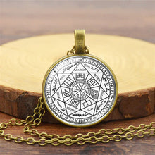 Load image into Gallery viewer, Glass necklace pendant | Regalia Lodge