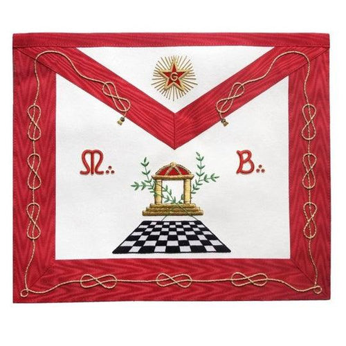 Masonic Scottish Rite Apron - AASR - Master Mason - Checkered Floor | Regalia Lodge