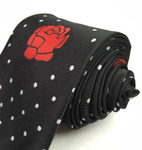 Masonic 100% silk Rose Croix polkadot Tie with Logo | Regalia Lodge