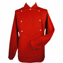 Afbeelding in Gallery-weergave laden, Red Front Historical Work Shirt