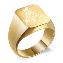 Load image into Gallery viewer, Cast Masonic Religious Ring Stainless Steel | Regalia Lodge