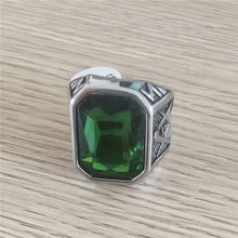 Load image into Gallery viewer, Retro Masonic Gem Men&#39;s Titanium Steel Ring | Regalia Lodge