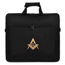 Load image into Gallery viewer, Master Mason Apron Case – Black Cordura &amp; Gold Emblem