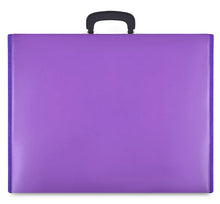 Load image into Gallery viewer, York Rite Apron Case - Purple Leather Different Sizes MM, WM, Provincial