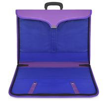 Load image into Gallery viewer, York Rite Apron Case - Purple Leather Different Sizes MM, WM, Provincial