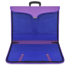 York Rite Apron Case - Purple Leather Different Sizes MM, WM, Provincial