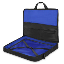 Load image into Gallery viewer, Past Master Blue Lodge Apron Case - Black Cordura With Gold Emblem