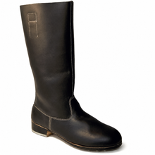 Carica l'immagine nel visualizzatore di Gallery, WW2 German Black Leather Tall Officer Riding Boots