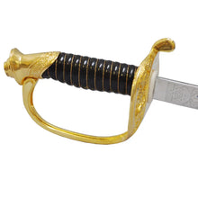 Carica l&#39;immagine nel visualizzatore di Gallery, Marine Corps Uniform Officer NCO Replica Dress Sword (Gold) | Regalia Lodge