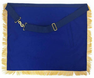 Masonic Blue Lodge Past Master Gold Machine Embroidery Apron | Regalia Lodge