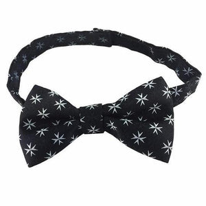 Masonic Knight Malta 100% Silk Woven Bow Tie with (8 pointed) Malta Cross | Regalia Lodge