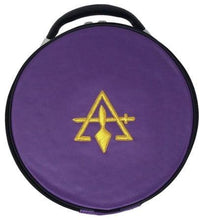 Carica l&#39;immagine nel visualizzatore di Gallery, Cryptic Royal &amp; Select Masonic Hat/Cap Case Purple | Regalia Lodge